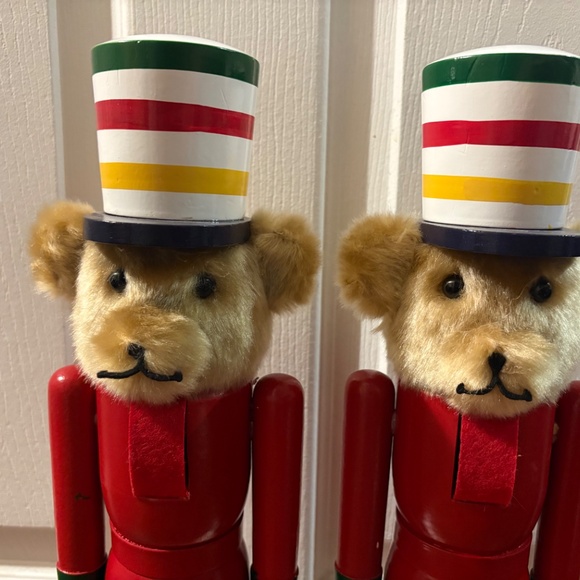 NEW RARE 2-pack 18" Hudson’s Bay Company HBC Stripes Nutcracker Multistripes - Picture 7 of 16